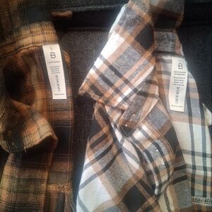 Women's Plaid Button-Down Shirt Combo